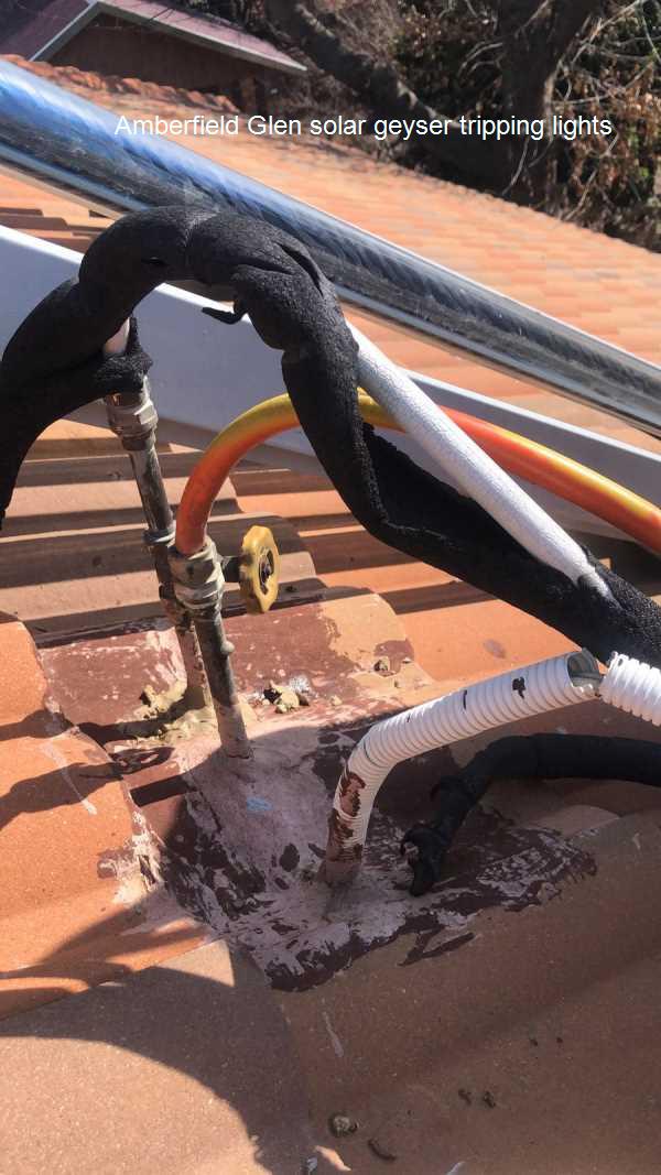Amberfield Glen solar geyser tripping lights