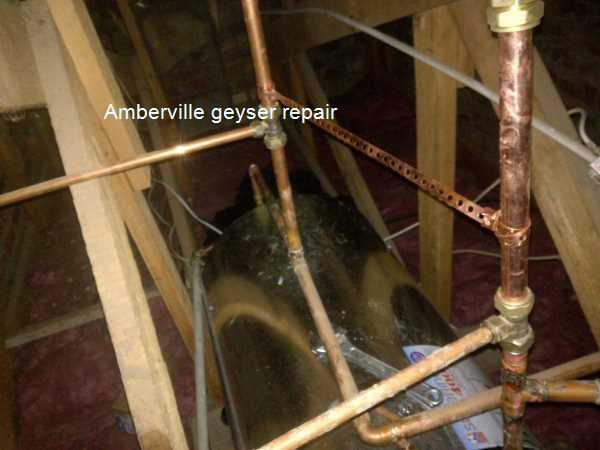 Amberville geyser repair