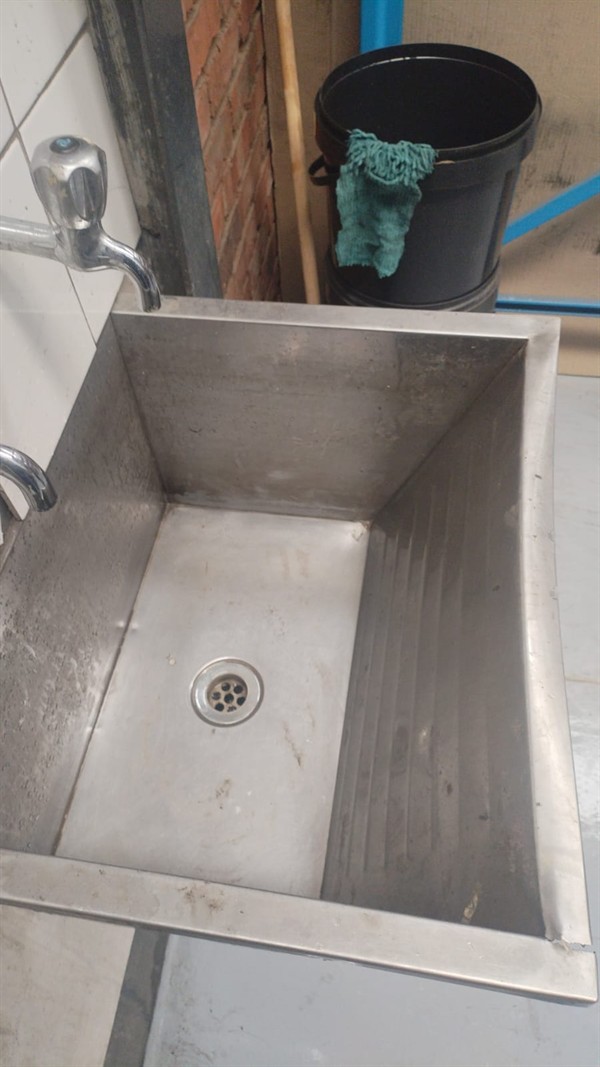 Heavy sludge blocking sink drain