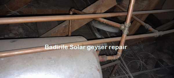 BadirileSolar geyser repairs done with a guarantee all hours