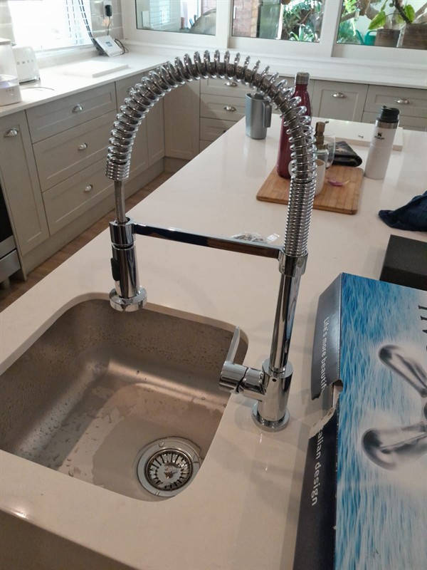 Sink flow fixed after blockage removal