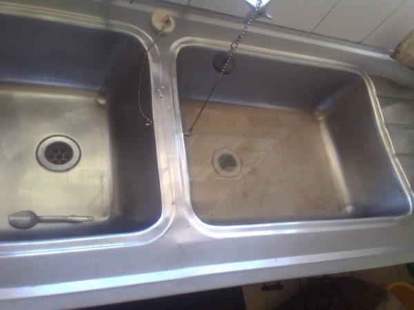 Sink drain unclog completed successfully