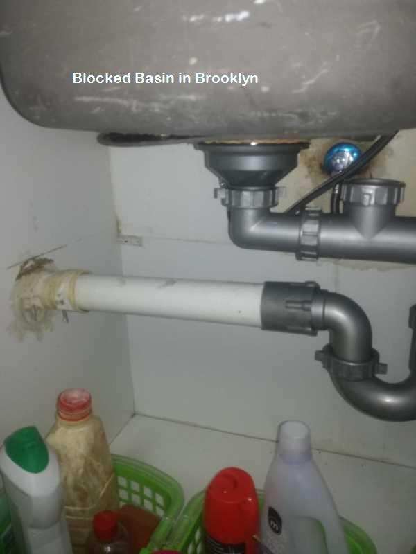 Blocked basin in Brooklyn