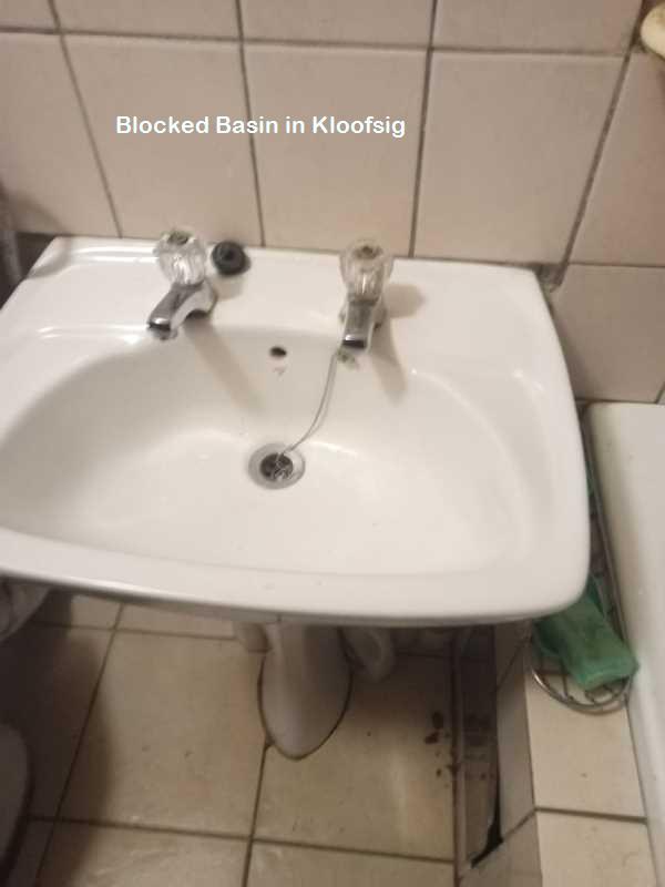 Kloofsig blocked basin cleaning