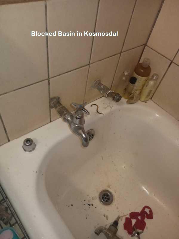 Kosmosdal blocked basin cleaning