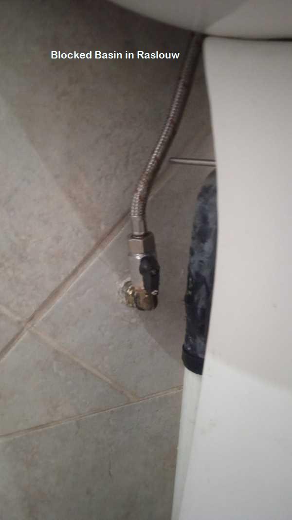 Raslouw blocked basin cleaning