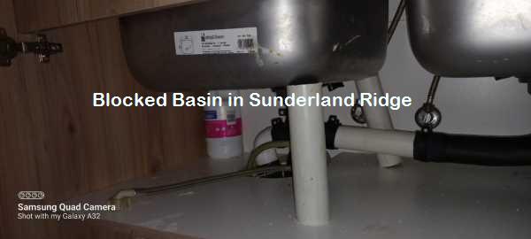 Sunderland Ridge blocked basin cleaning