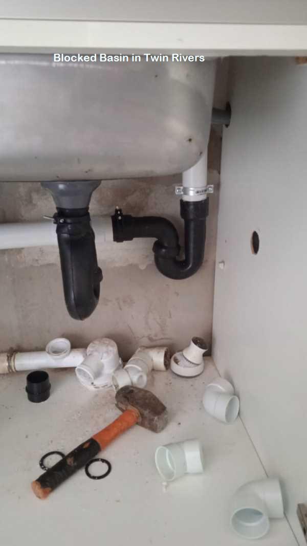 Twin Rivers blocked basin cleaning