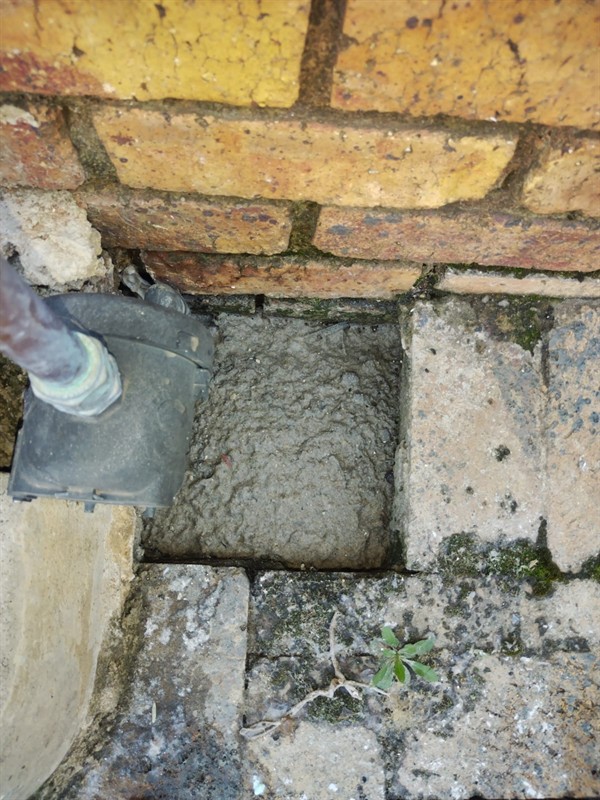 Clean drain line after thorough clearing