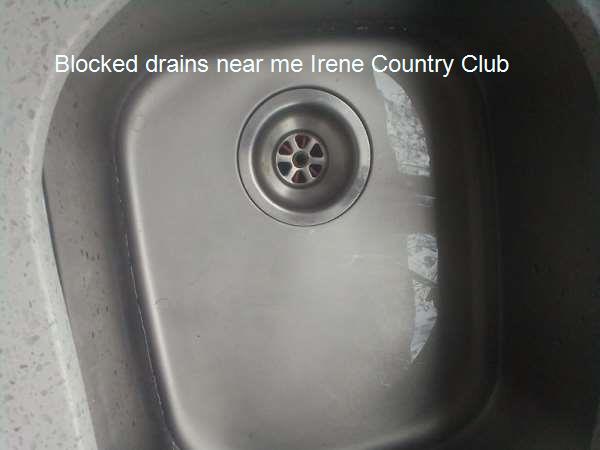 Blocked drains near me Irene Country Club