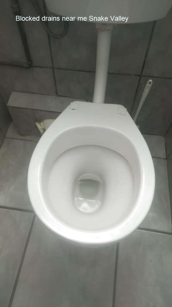 Blocked drains near me Snake Valley