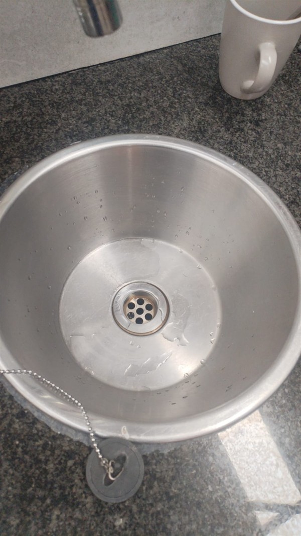 Sink drain service for blockage