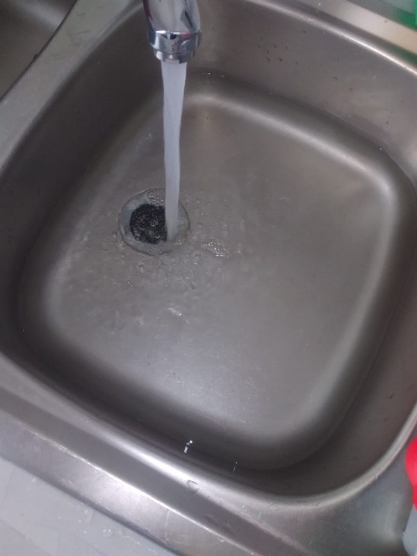 Sink drain drainage clear after clearing