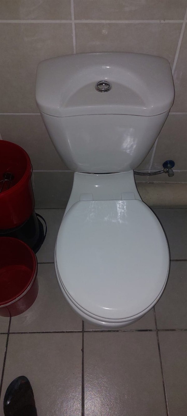 Clean toilet drainage system after blockage removal