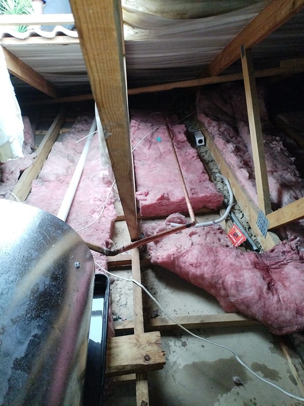 Quick ceiling soaking from burst geyser in Pretoria West