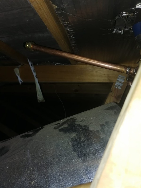 Panic from gushing burst geyser in Medunsa