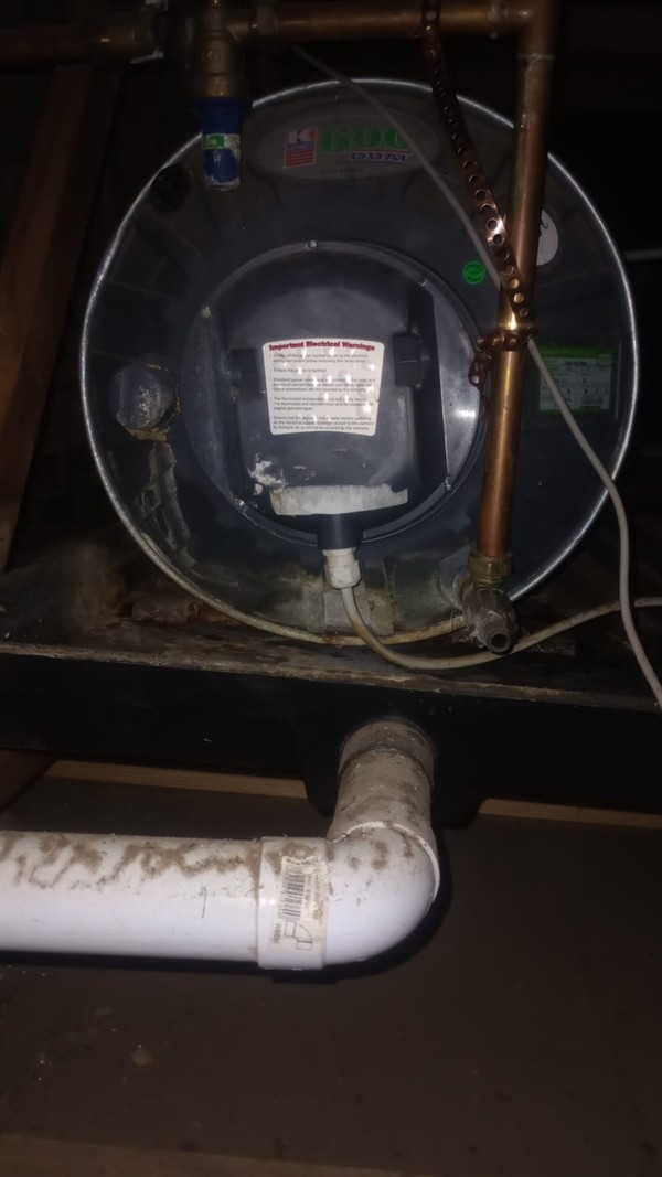 Spreading damage from heavy flooding burst geyser in Strijdom Park