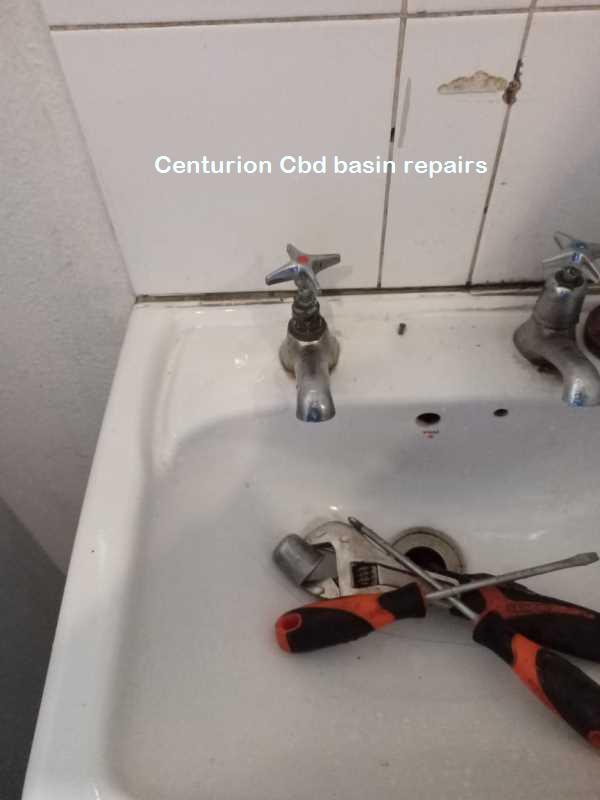 Centurion Cbd basin repairs