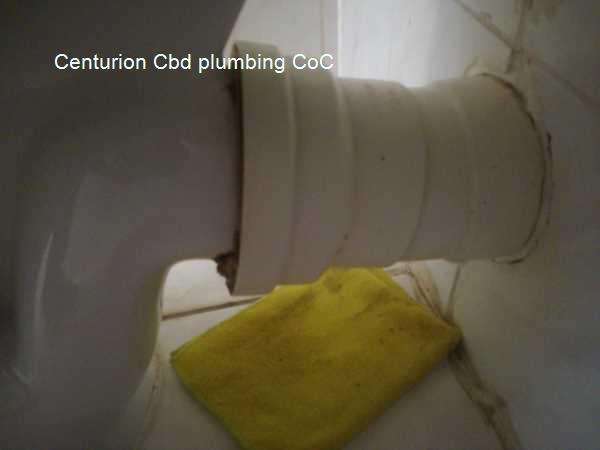 Centurion Cbd plumbing CoC