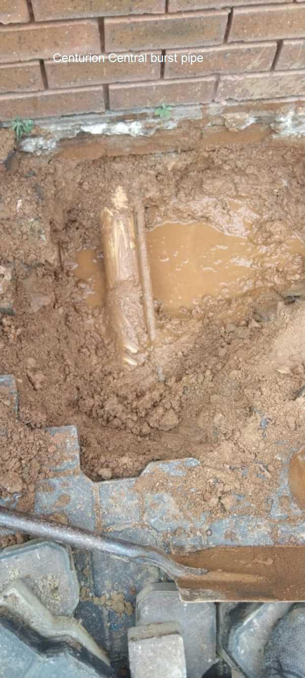 Centurion Central burst pipe repair