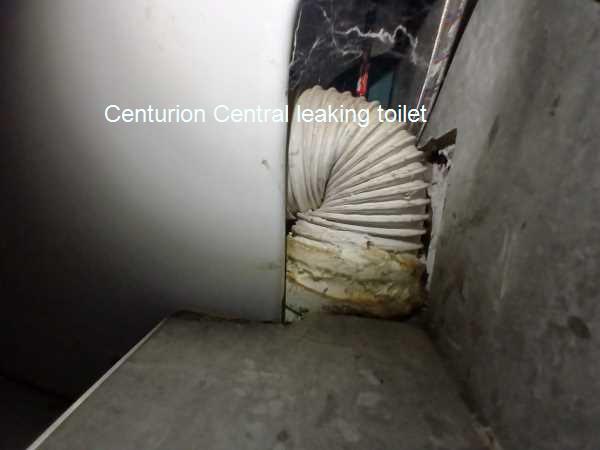 Leaking toilet in Centurion Central. Is your toilet leaking? Our team of professionals specializes in fast, efficient repairs to get your bathroom back in order. Contact us for reliable plumbing solutions today!