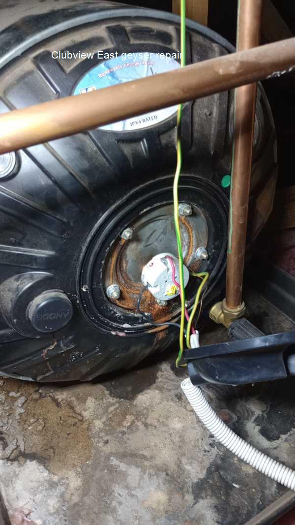 Clubview East geyser repair
