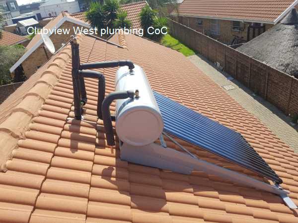 Clubview West plumbing CoC