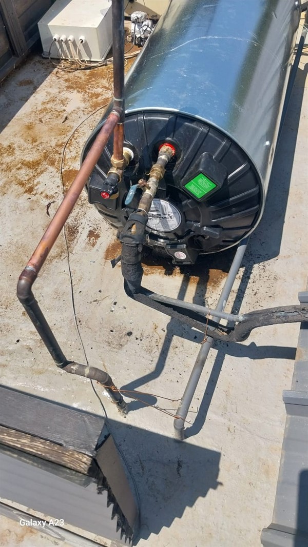 Everything wet from pouring burst geyser in Randfontein