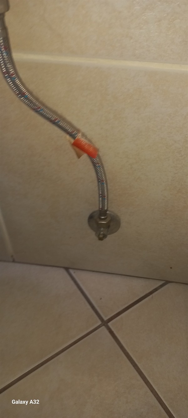 Persistent drip from toilet angle valve