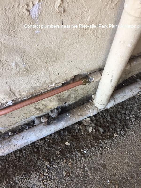 Contact Rietvallei Park plumbers near me â€“ Our guaranteed all hour plumbers provide expert plumbing repairs and installations for domestic houses. Skilled technicians handle leaks, geyser repairs, and upgrades with fast, reliable, and professional service.