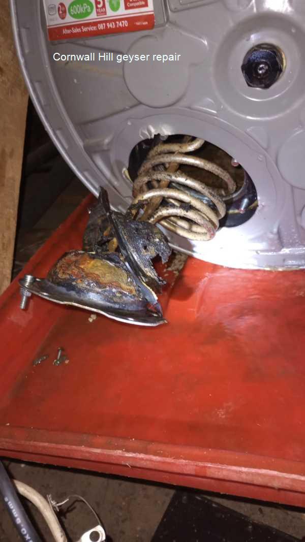 Cornwall Hill geyser repair