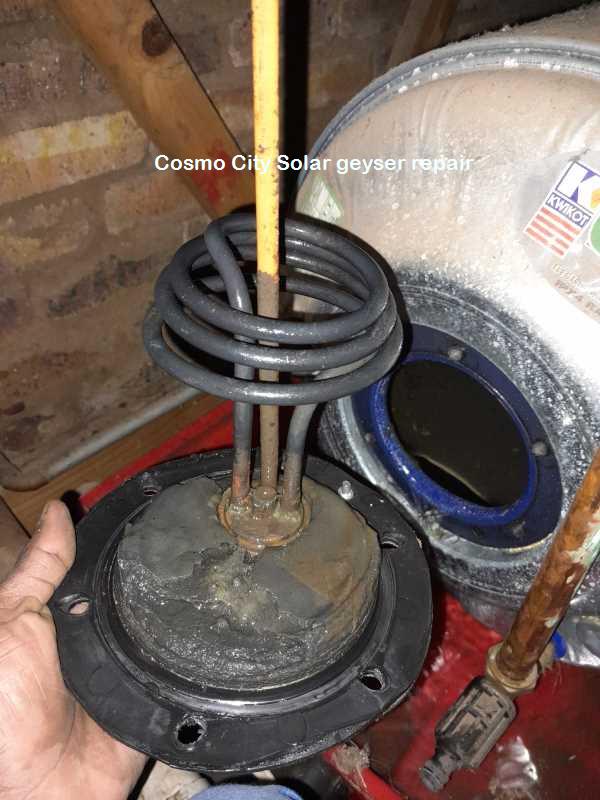 Cosmo City solar geyser repairs