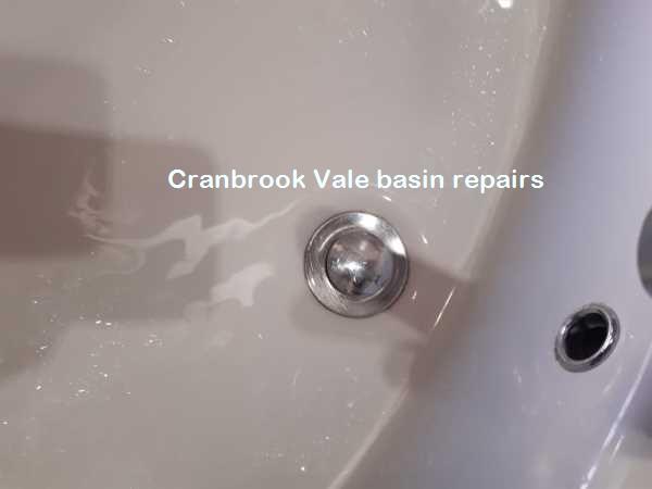 Cranbrook Vale basin repairs