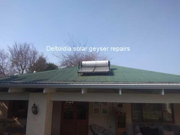 Deltoidia solar geyser repair making sure every repair in Deltoidia is done according to standard to ensure a first-time fix.