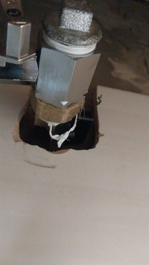 Close-up of leaking basin angle valve in Doreg