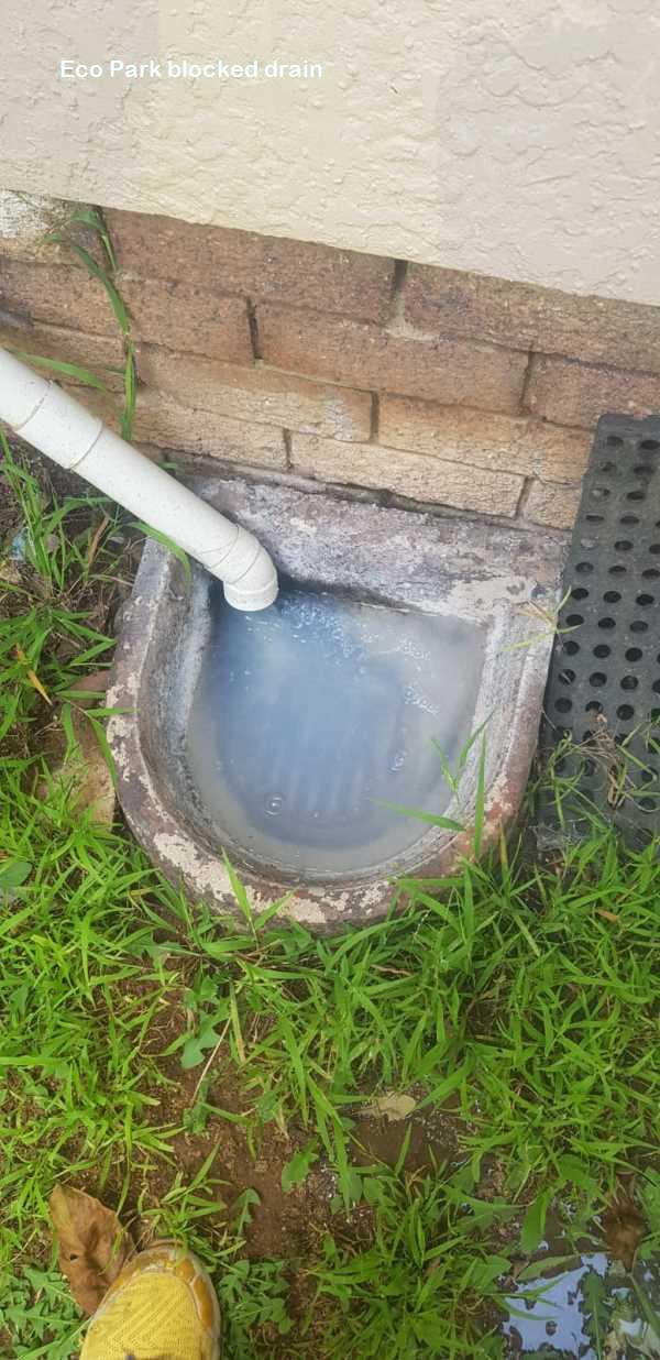 Eco Park blocked drain cleaners