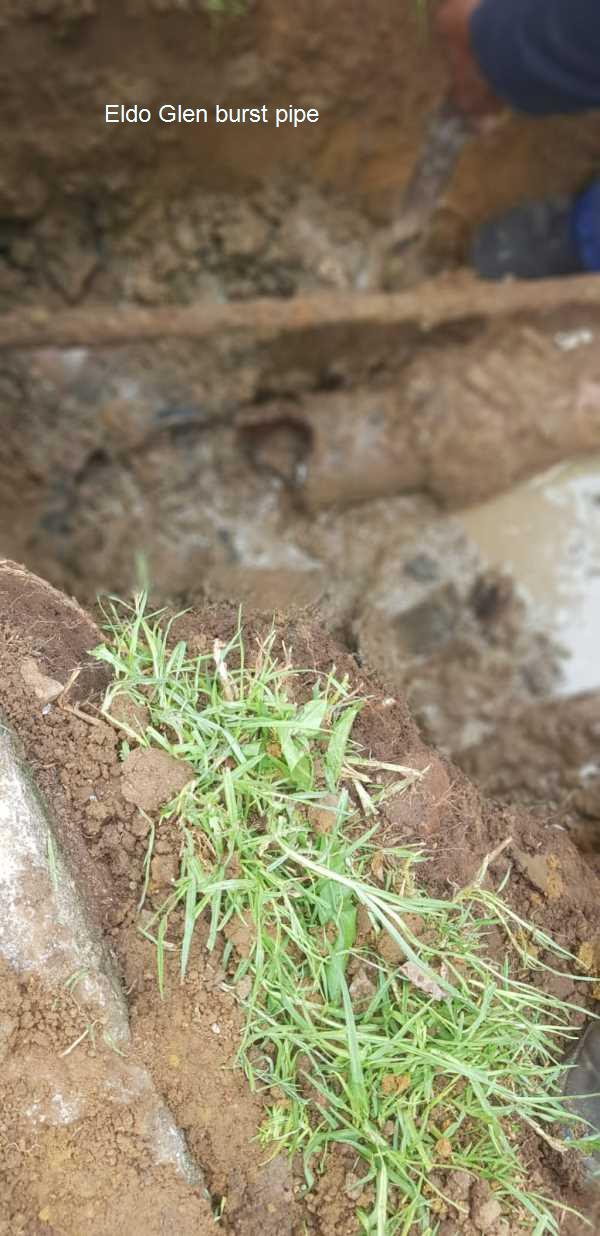 Eldo Glen burst pipe repair