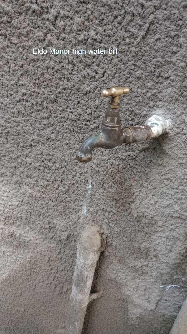 Lower your high water bill in Eldo Manor