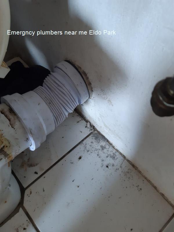 Emergncy plumbers near me Eldo Park