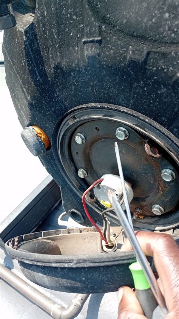 From the geyser in Vanderbijlpark