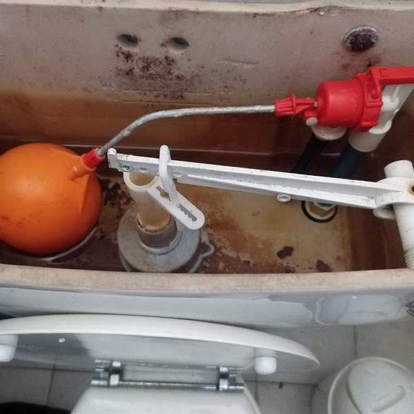 Open geyser showing heating element and thermostat repair work in Randfontein Central with exposed wiring and internal components