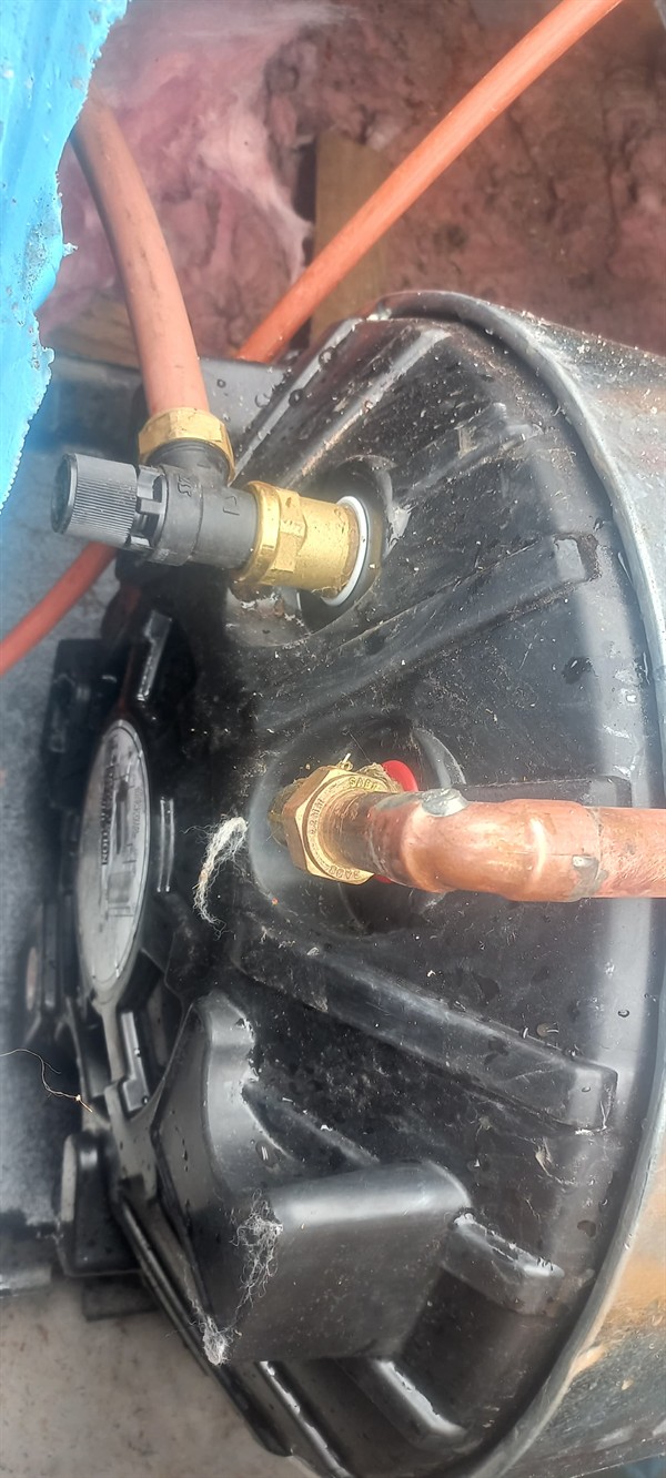 Everything wet from pouring burst geyser in Loumarina