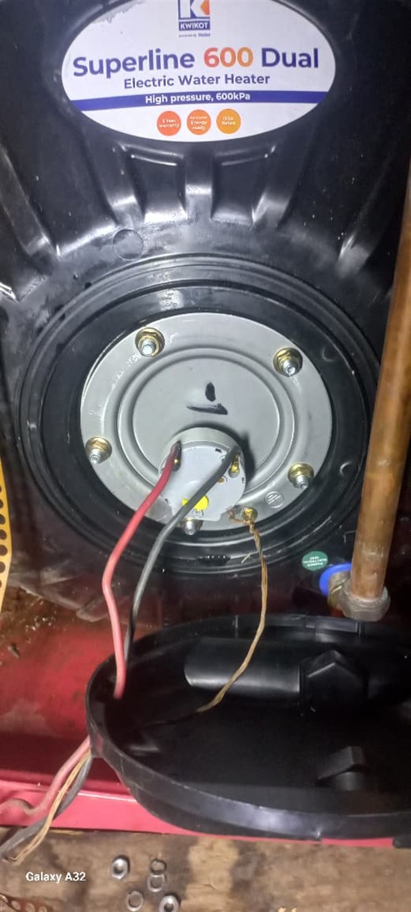 Stopped producing hot water in Nigel East