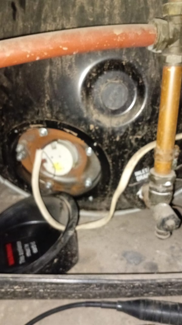 Stopped producing hot water in Uitvlucht