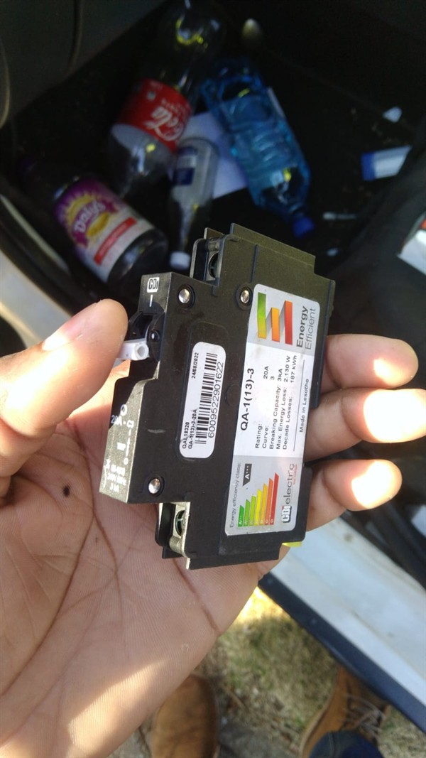 Open geyser showing heating element and thermostat repair work in Klippoortje with exposed wiring and internal components