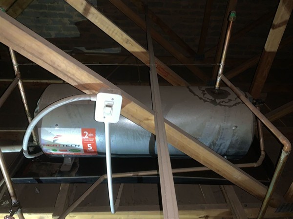 Non-stop running everywhere from burst geyser in Green Hills