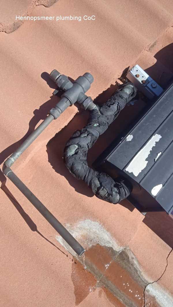Hennopsmeer plumbing CoC