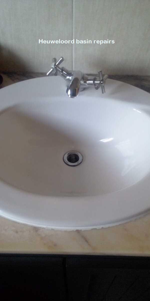 Heuweloord basin repairs