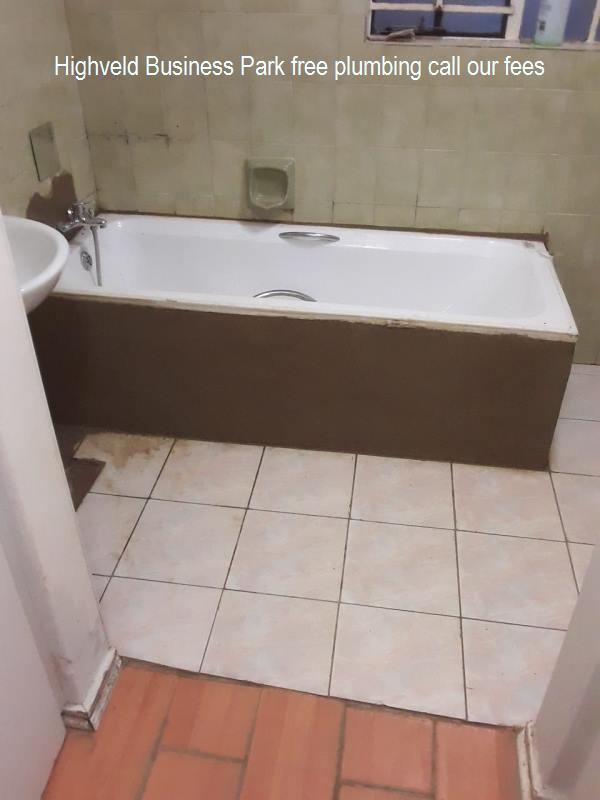 Highveld Business Park free plumbing call our fees