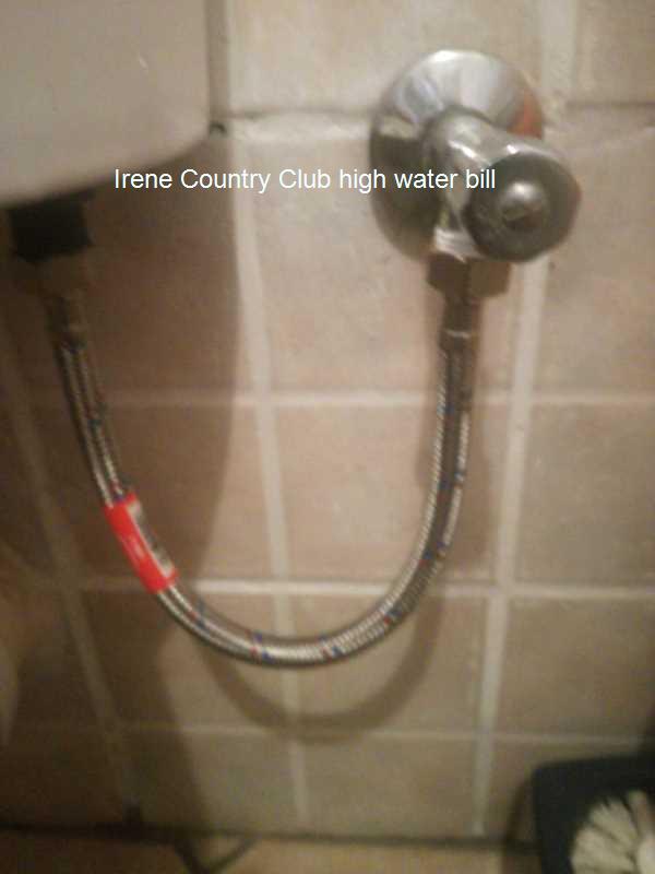 Cut your high water bill in Irene Country Club